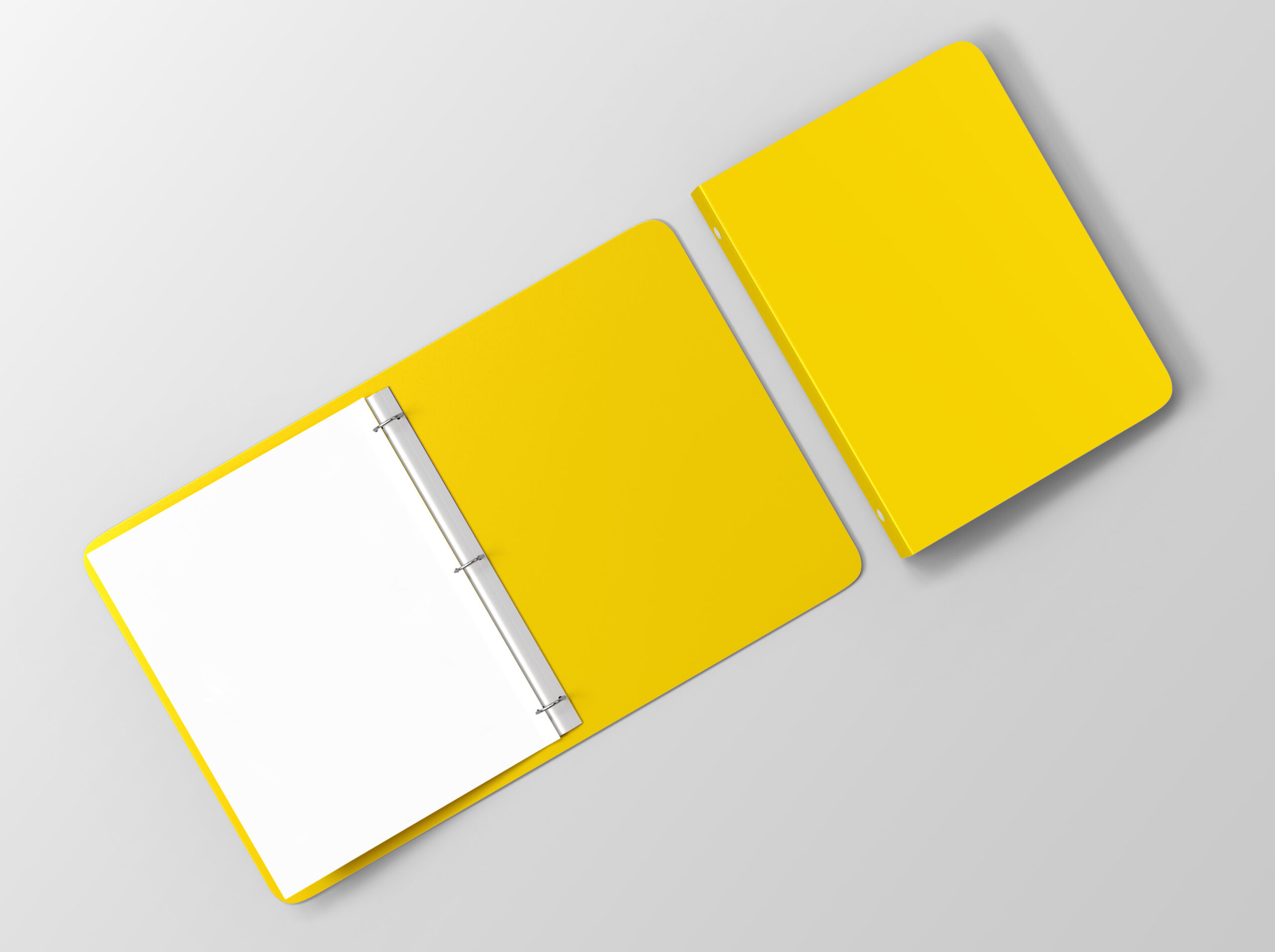 Hardcover Office Binder Folder Mockup